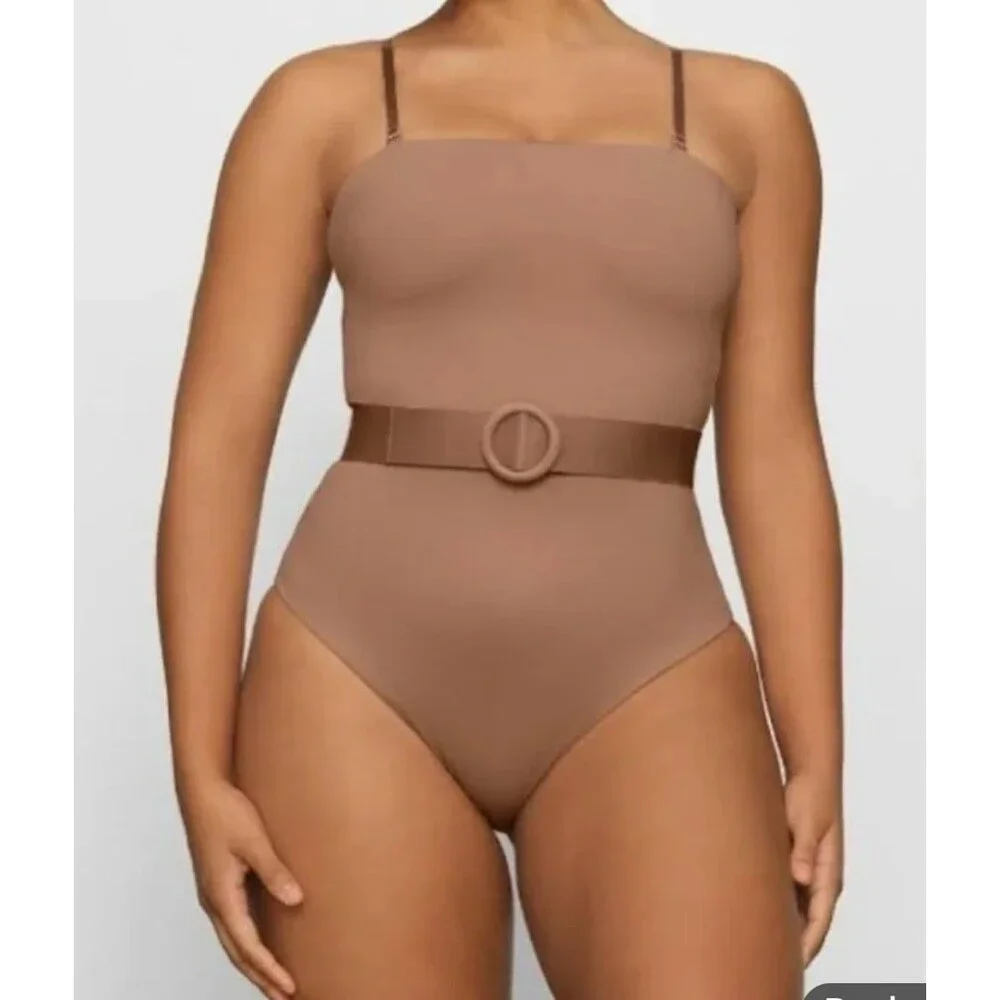 Skims Swim Strapless One Piece Sienna XXS